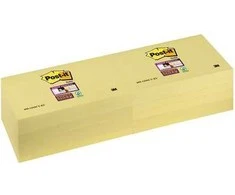Post-it SUPER STICKY Lipnus padas 655-12SSCY-EU, geltonas, 76x127mm, 90 lapų (3M0682)