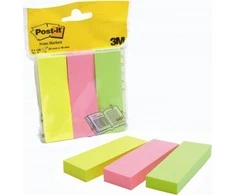 Post-it Lipnios žymės 26x76mm 3x100 puslapių 671.3