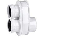 Poujoulat 80/125 skirstytuvas 2x80 baltas