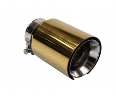 Poujoulat Duslintuvo antgalis 101 mm įėjimo skersmuo 70 mm aukso ir sidabro spalvos