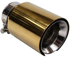 Poujoulat Duslintuvo antgalis 101 mm įėjimo skersmuo 76 mm aukso ir sidabro spalvos
