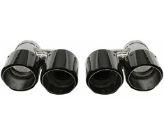 Poujoulat Duslintuvo antgalis, 101 mm x 2 įvadas, 76 mm anglies blizgesio rinkinys