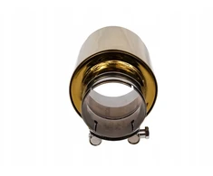 Poujoulat Duslintuvo antgalis 114 mm įleidimo anga 76 mm aukso sidabro spalvos