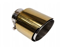 Poujoulat Duslintuvo antgalis 114 mm įleidimo anga 76 mm aukso sidabro spalvos