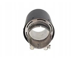 Poujoulat duslintuvo antgalis 76 mm įleidimo anga 63 mm matinis anglies pluoštas