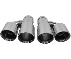 Poujoulat Duslintuvo antgalis 89 mm x 2 įėjimo 70 mm poliruotas komplektas
