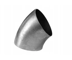 Poujoulat Nerūdijančio plieno alkūnė 45 laipsnių 42 mm storio 1,5 mm