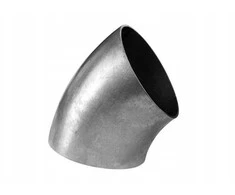 Poujoulat Nerūdijančio plieno alkūnė 45 laipsnių 76 mm storio 1,5 mm