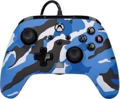 Power A Mėlyna PowerA Xbox Series Pad przewodowy Enhanced Mėlyna Camo