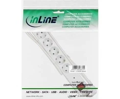 Power Juosta InLine viršįtampių 6 lizdai 1,5 m baltos (16461Q)