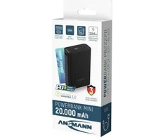 Ansmann PB222PD Ličio polimeras (LiPo) 20000 mAh Juoda