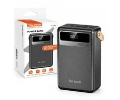 Powerbank Teltech TT-PB80 80000mAh Juodai-oranžinė