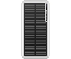 „Boompods Obi 10 000 mAh Solar Powerbank“ – baltas
