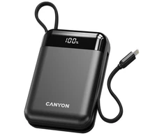 Išorinė baterija „Canyon OnPower 204“ 20000mAh, juoda