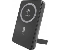 Powerbank Dudao K14S+ 10000mAh 20W USB-A / USB-C / MagSafe su stoveliu – juodos spalvos