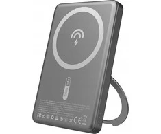 Dudao K28S 20W PD 5000mAh Powerbank su MagSafe is stoveliu – pilkos spalvos