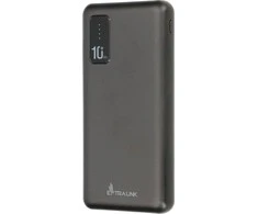 Extralink EPB-098B 10000mAh Juodas | Powerbank | Maitinimo blokas, USB-C