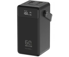 Powerbank GoGEN PB600002B 60000mAh Juodas (AKGQGSLP00C0)