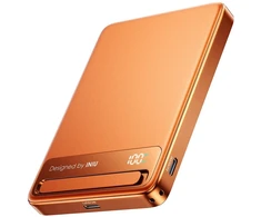 Powerbank INIU MagPro Slim – magnetinis belaidis powerbank Qi 2.2 10 000mAh oranžinis (MO-IU-P026)