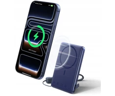 Powerbank INIU Powerbank MagPro Slim belaidis maitinimo blokas 5000mAh mėlynas