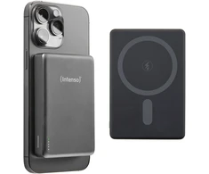 „Intenso Powerbank MW10000“ pilka 10000 mAh magnetinė belaidė baterija