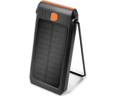 „Logilink“ saulės energija varoma išorinė baterija, 10000 mAh, žibintuvėlis, 2x USB-A QC ir 1x USB-C PD | PA0273