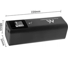 Mobilna „Maclean“ mobilioji išorinė baterija, 24600 mAh, maitinimo šaltinis (PD) 140 W, greitas/greitas/super įkrovimas, 88,56 Wh, 2 x C tipo, USB, MCE335