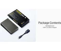 „Nitecore NB20000 Carbon Gen3“ 20000 mAh išorinė baterija