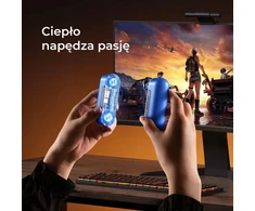Ocoopa UT2s GamerPro, 2x 5000 mAh, do 2*8h, powerbank 18 W, LED, raudona