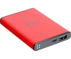 Powerbank Partner Tele.com Išorinė baterija (POWER BANK) PURIDEA S12 5000 mAh raudona