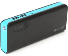 Powerbank Platinet PMPB80BBL 8000mAh Juodai-mėlyna