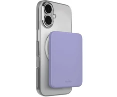 Puro 4200mAh Ultra-Thin MagSafe Compatible USB-C Power Bank - Violetinė