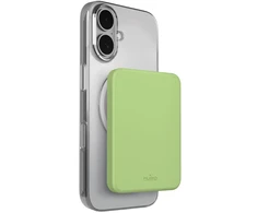 Puro 4200mAh itin plonas „MagSafe“ USB-C suderinamas išorinis akumuliatorius - Žalias
