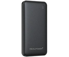 Powerbank Realpower PB-10000 Plus 10000mAh Juodas