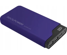 Mėlyna Powerbank RealPower Type-C 15000 Midnight mėlynas