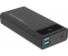 Carruzzo RealPower PB-20000 Solar 20000 mAh Belaidis įkrovimas Juoda, Žalia