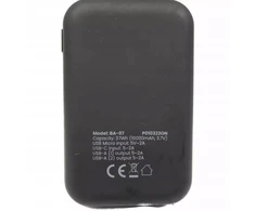 Powerbank Savio SAVIO BA-07 POWERBANK 10000 mAh, juoda