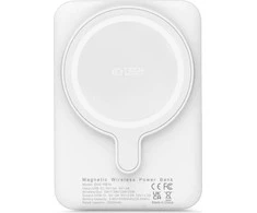 Tech-Protect LifeMag PB10 Powerbank su MagSafe 5000mAh 15W USB-C port – baltos spalvos + USB-C kabelis