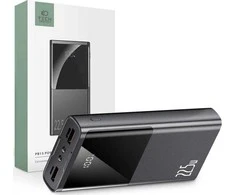 Powerbank Tech-Protect PB13 20000mAh 22.5W 2x USB-A / USB-C / Lightning su USB-C / USB-A kabelis – pilkos spalvos