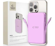 Tech-Protect PB31 MagSafe 10000mAH Power Bank – violetinės spalvos