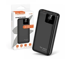 Išorinė baterija Teltech TT-PB20 20000mAh juoda