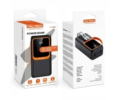 Nešiojamoji baterija Teltech TT-PB50 50000mAh, juoda