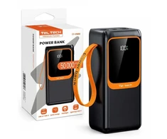 Nešiojamoji baterija Teltech TT-PB50 50000mAh, juoda