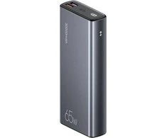 USAMS Powerbank PB59 30000mAh 65W2xQC3.0+PD Fast Charge juodos spalvos CMXLOGTC01 (US-CD165) + kabelis USB-C-USB-C