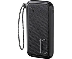 USAMS US-CD150 PB56 2X-USB 10000mAh Juodas