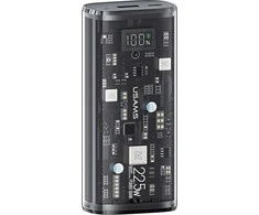 USAMS Powerbank 9000mAh PD 20WQC3.0+PD Dual-Port Fast Charge juodos spalvos 10KCD18901(US-CD189)
