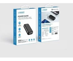 Powerbank Veger S10 (W1135) PD QC3.0 3A 20W 10000 mAh juodas
