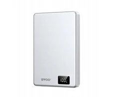 Powerbank Wekome BWOO power bank magnetyczny P76 PD 20W 10000 mAh ultra cienki w aluminiowej obudowie su wyświetlaczem i portem USB-C sidabrinė
