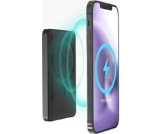Mophie Snap+ Powerstation Juice Pack Mini – magnetinis maitinimo blokas, suderinamas su MagSafe 5000 mAh USB-C (juodas)