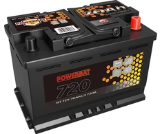 Akumuliatorius AGM automobilinis START-STOP POWERBAT L3 12 V 70 Ah